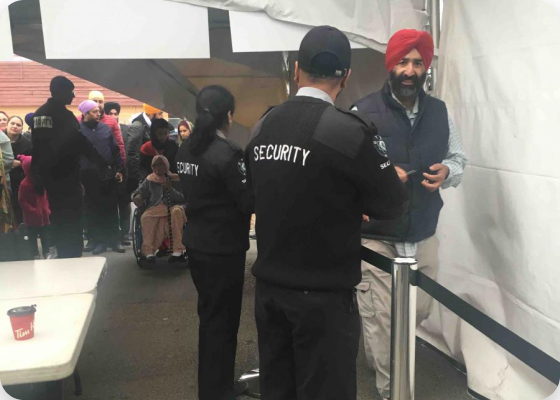 GPS Security licensed medical responder on standby