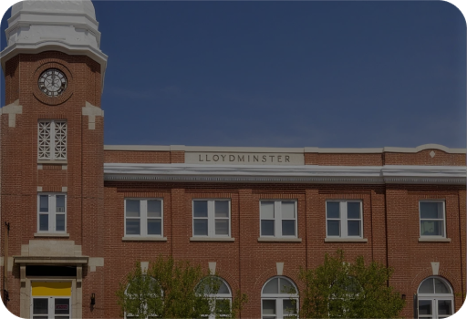 Lloydminster clock tower building