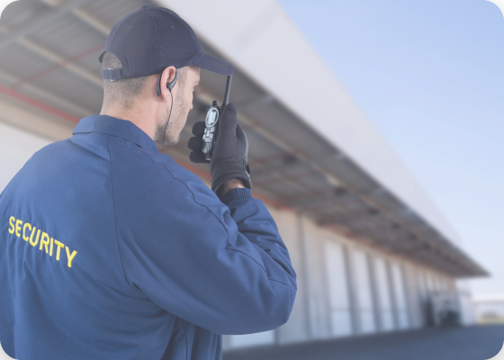 GPS Security dispatch operator monitoring an alarm signal