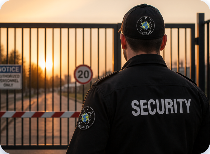 GPS Security static security guard on patrol