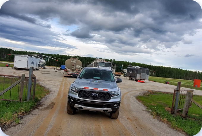 GPS Security Group fleet vehicle on-site