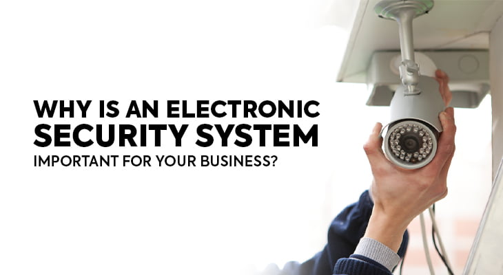 Why Is An Electronic Security System Important For Your Business?