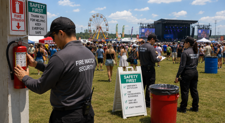 The Role of Fire Watch Security Services in Ensuring Safety During Events